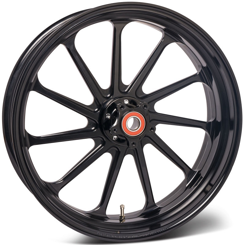 Performance Machine 21x3.5 Forged Wheel Assault - Black Ano Wheels - Forged Performance Machine