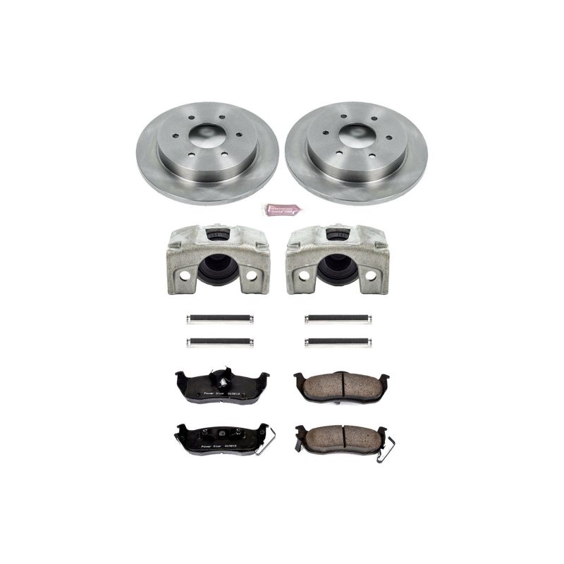 Power Stop 04-10 Infiniti QX56 Rear Autospecialty Brake Kit w/Calipers Brake Kits - OE PowerStop
