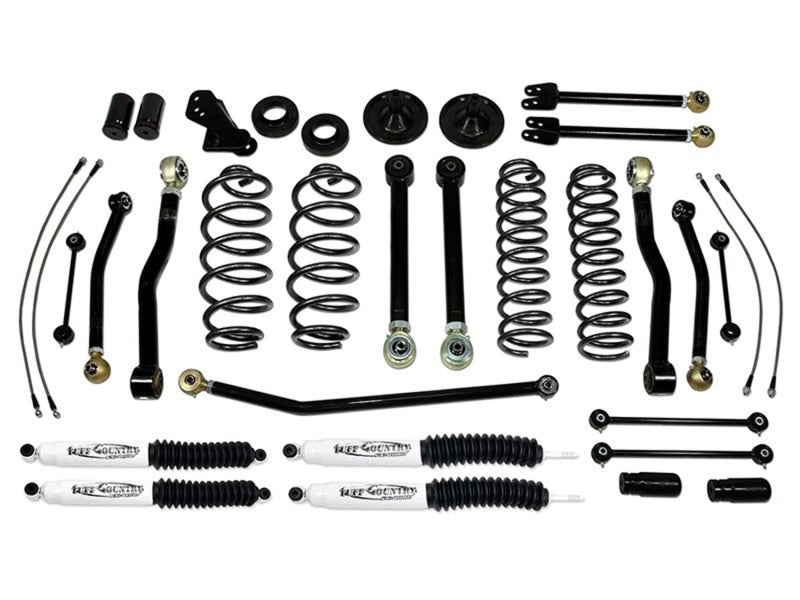 Tuff Country 07-18 Jeep Wrangler JK 4in Performance Lift Kit EZ-Flex (No Shocks) Lift Kits Tuff Country