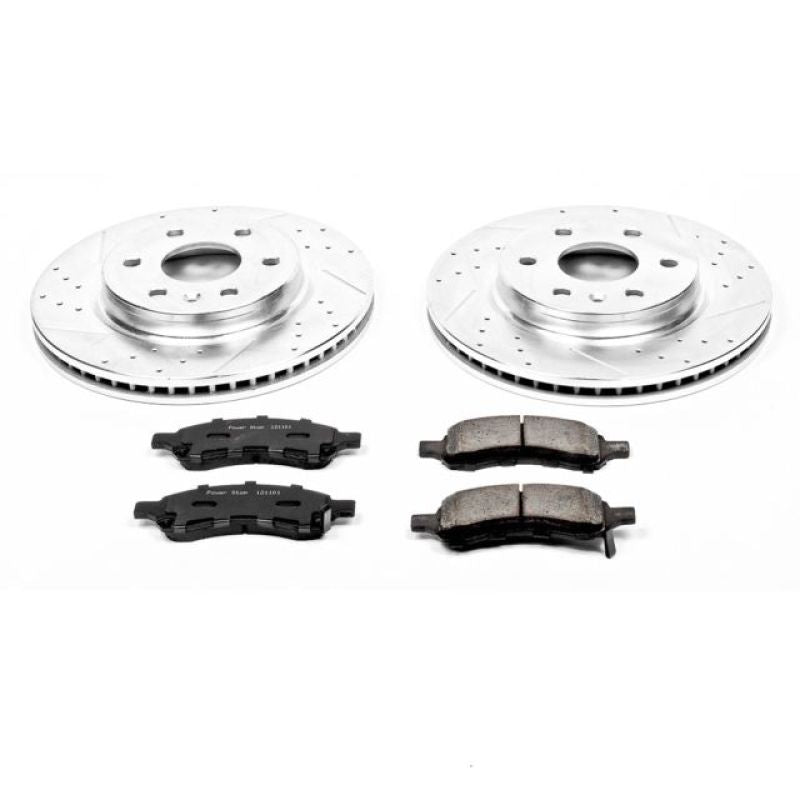 Power Stop 08-17 Buick Enclave Front Z23 Evolution Sport Brake Kit Brake Kits - Performance D&S PowerStop