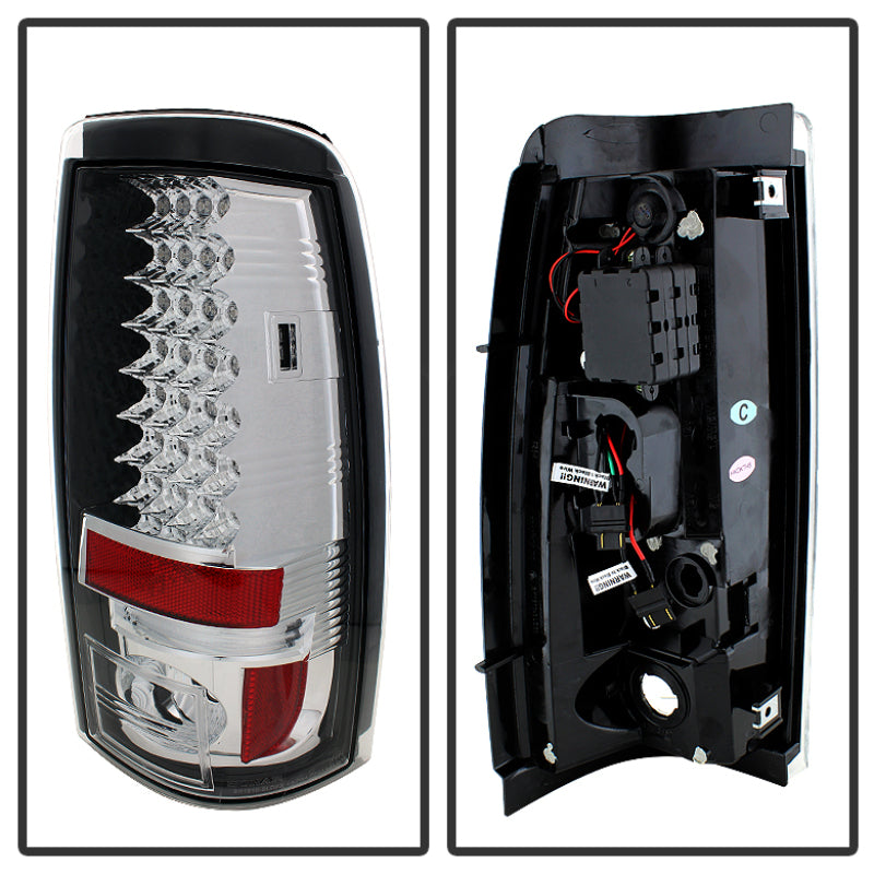 Spyder Chevy Silverado 1500/2500 03-06 (Does Not Fit Stepside)LED Tail Lights Chrm ALT-YD-CS03-LED-C Tail Lights SPYDER