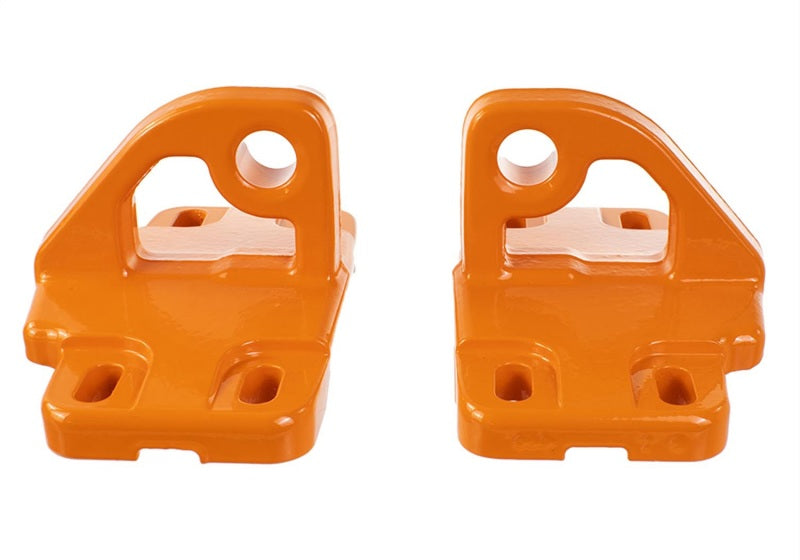 Ford Racing 2021+ Bronco Front Bumper Tow Hooks - Orange (Pair) Tow Hooks Ford Racing