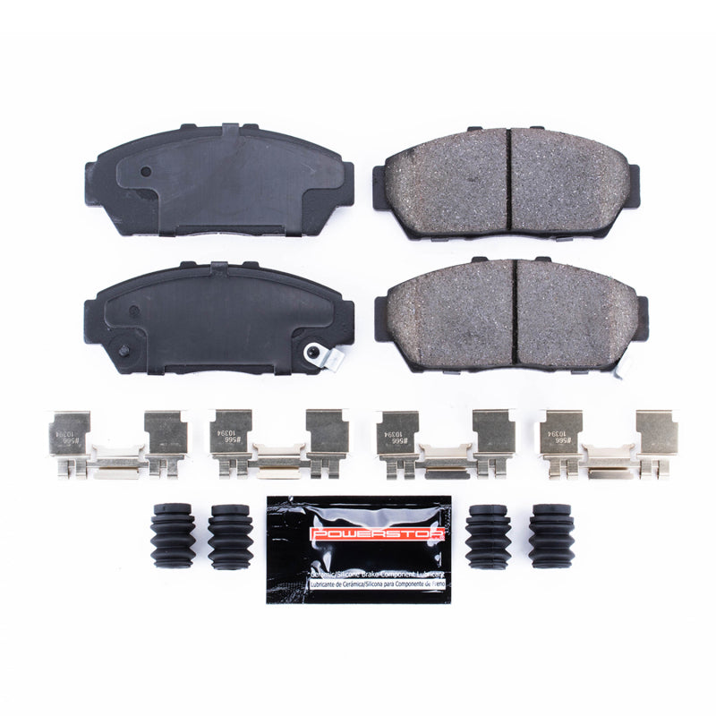 Power Stop 94-01 Acura Integra Front Z23 Evolution Sport Brake Pads w/Hardware Brake Pads - Performance PowerStop