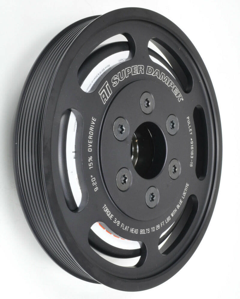 ATI Damper - 7.48in - Alum LW - 6 Grv - 2014+ Corvette LT1/LT4 - Dry Sump - 6 Bolt (Excl SC Pulley) Crankshaft Dampers ATI