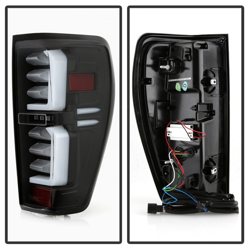 Spyder GMC Sierra 19-20 Incandescent Bulb Model Only LED Tail Lights - Black ALT-YD-GS19-LED-BK Tail Lights SPYDER