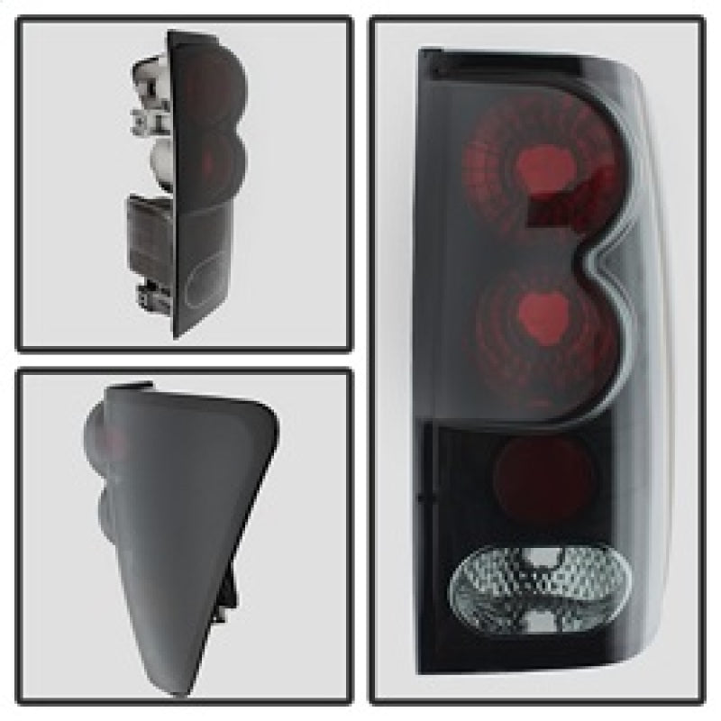 Spyder Nissan Titan 04-14 Euro Style Tail Lights Black Smoke ALT-YD-NTI04-BSM Tail Lights SPYDER