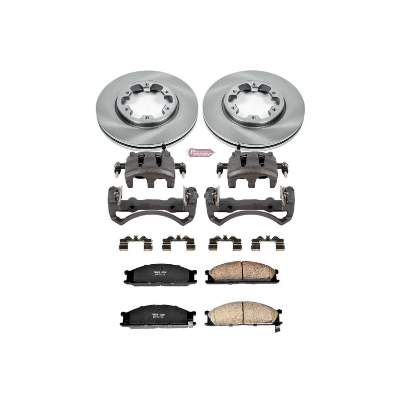 Power Stop 93-94 Nissan D21 Front Autospecialty Brake Kit w/Calipers Brake Kits - OE PowerStop