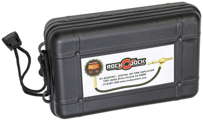 RockJock EZ-Tire Deflator Pro Digital Beadlock Friendly w/ Storage Case Tools RockJock