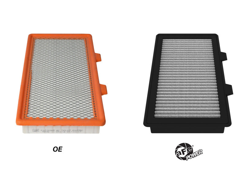 aFe MagnumFLOW Pro DRY S OE Replacement Filter 16-19 Cadillac CT-6 L4-2.0L Air Filters - Direct Fit aFe
