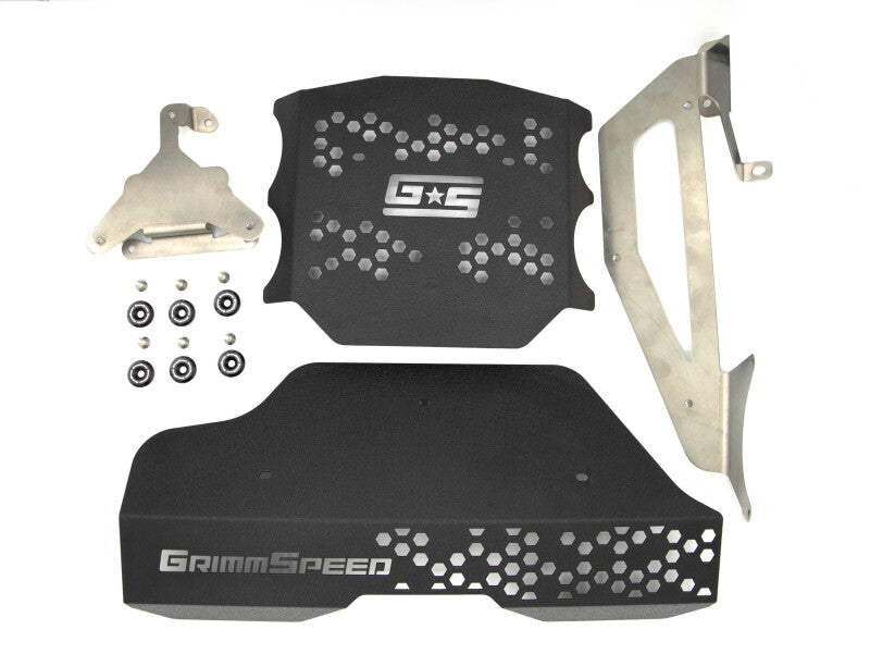 GrimmSpeed 2022+ Subaru BRZ/2022+ Toyota GR86 Engine Cover Kit - Black Engine Covers GrimmSpeed