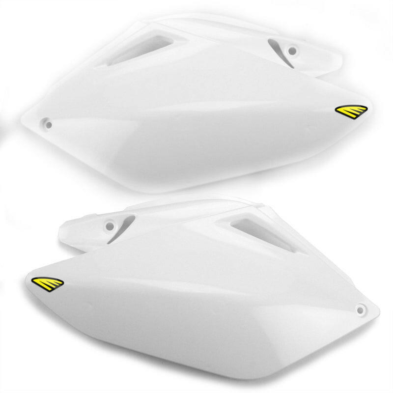 Cycra 07-08 Honda CRF450R Side Number Panels - White Plastics Cycra