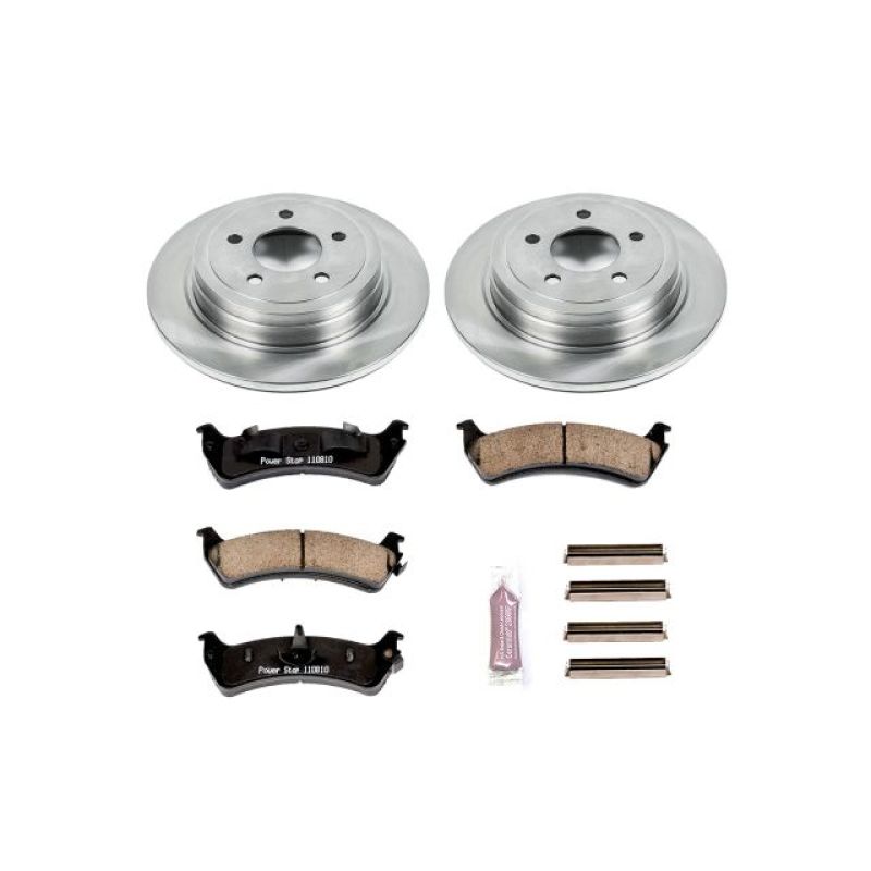 Power Stop 2003 Ford Explorer Sport Rear Autospecialty Brake Kit Brake Kits - OE PowerStop