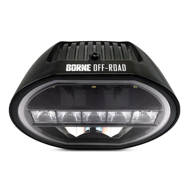 Borne Off-Road Light (Kit of 2) 7in Round Light Bars & Cubes Borne Off-Road