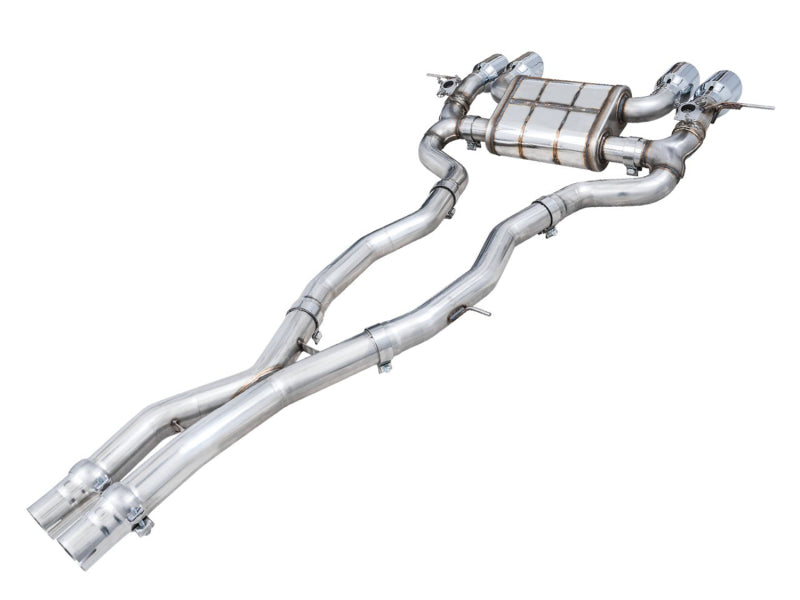 AWE Tuning SwitchPath Cat-Back Exhaust for BMW G8X M3/M4 - Chrome Silver Tips Catback AWE Tuning
