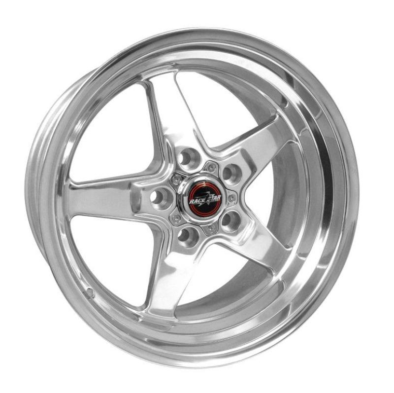 Race Star 92 Drag Star 17x9.50 5x4.75bc 5.25bs Direct Drill Polished Wheel Wheels - Cast Race Star