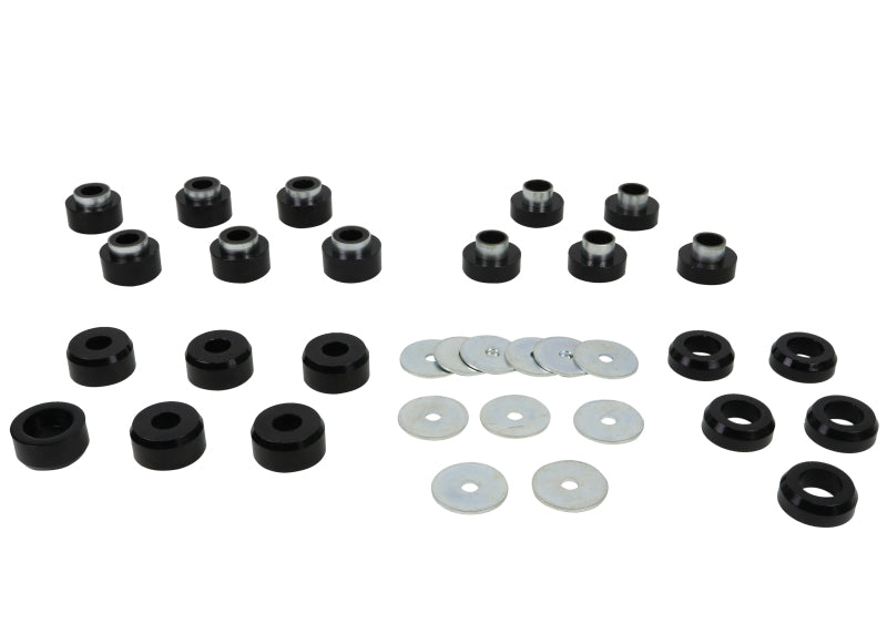 Whiteline 1997-2006 Jeep Wrangler Body Mount Bushing Set Bushing Kits Whiteline