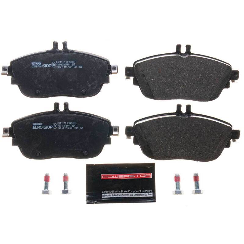 Power Stop 15-19 Mercedes-Benz GLA250 Euro-Stop ECE-R90 Front Brake Pads Brake Pads - OE PowerStop