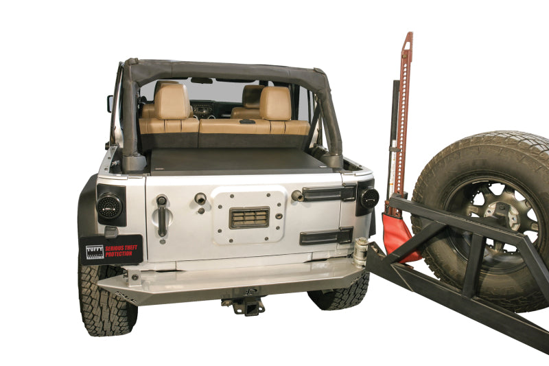 Tuffy Jk 2011+ Deluxe Security Deck Enclosure- Black Cargo Boxes & Bags Tuffy Products