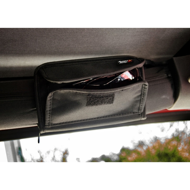 Rugged Ridge Sunglass Holder Storage Pouch 55-19 Jeep CJ / Jeep Wrangler Interior Lighting Rugged Ridge
