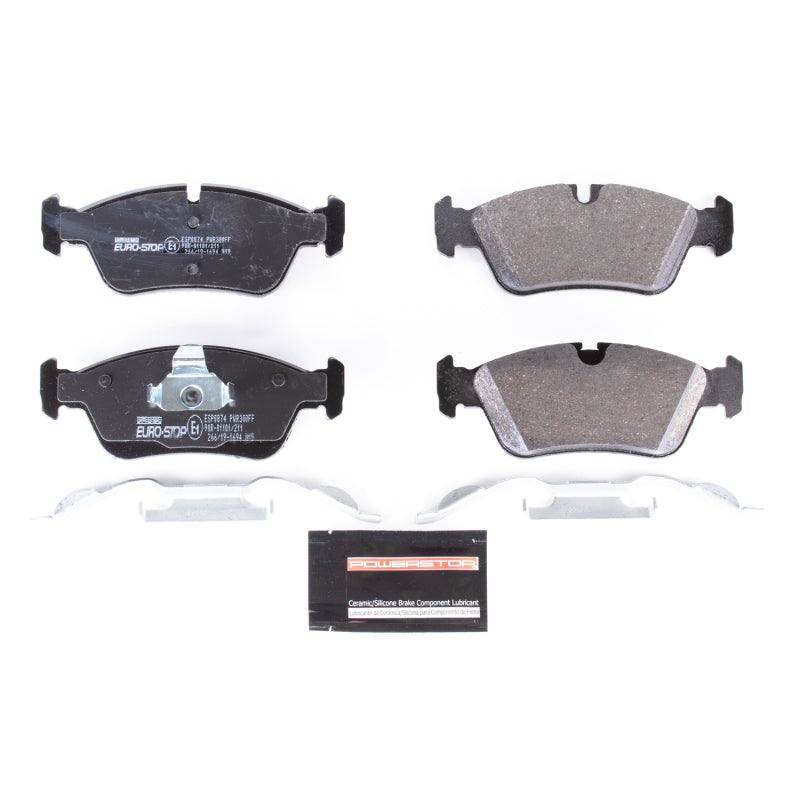 Power Stop 03-08 BMW Z4 Euro-Stop ECE-R90 Front Brake Pads Brake Pads - OE PowerStop