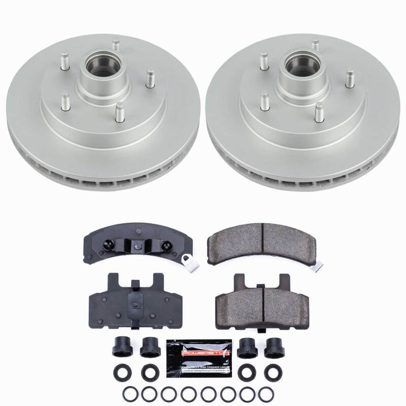 Power Stop 94-99 Dodge Ram 1500 Front Z23 Coated Brake Kit Brake Kits - Performance D&S PowerStop