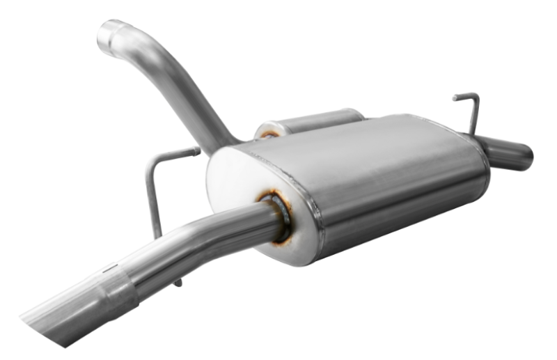 Corsa 2018-2025 Jeep Wrangler JL 2.5in Dual Rear Turn Down Exit Touring Axle-Back Exhaust Axle Back CORSA Performance