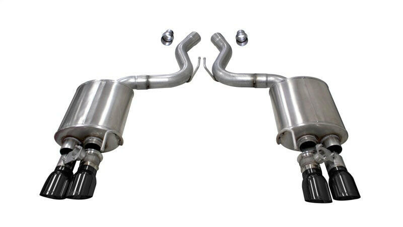 Corsa 2018-2023 Ford Mustang GT Fastback 5.0L 3in Sport Axle-Back Exhaust w/ 4in Black Tips Axle Back CORSA Performance