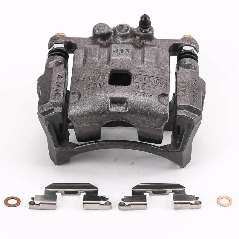 Power Stop 11-17 Ford Fiesta Front Left Autospecialty Caliper w/Bracket Brake Calipers - OE PowerStop
