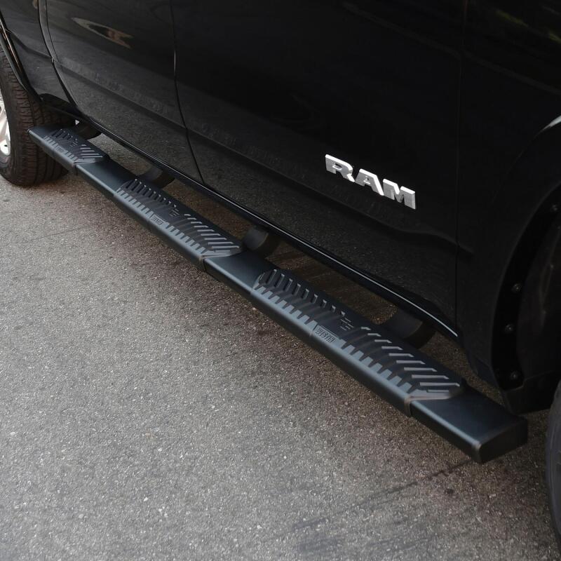 Westin 19-21 Ram 1500 Crew Cab R5 M-Series Wheel-to-Wheel Nerf Step Bars - Black Nerf Bars Westin