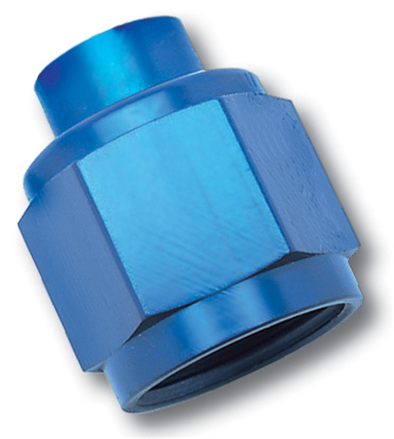 Russell Performance -4 AN Flare Cap (Blue) Fittings Russell