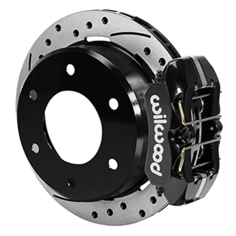 Wilwood 63-87 C10/C15 DynaPro FDPLP Black Calipers 11in x .81in D/S Rotors 6-Lug Rear Disc Brake Kit Big Brake Kits Wilwood
