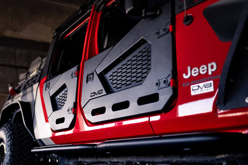 DV8 Offroad 18-22 Jeep Wrangler JL/JT Spec Series Half Doors - Front Set Doors DV8 Offroad