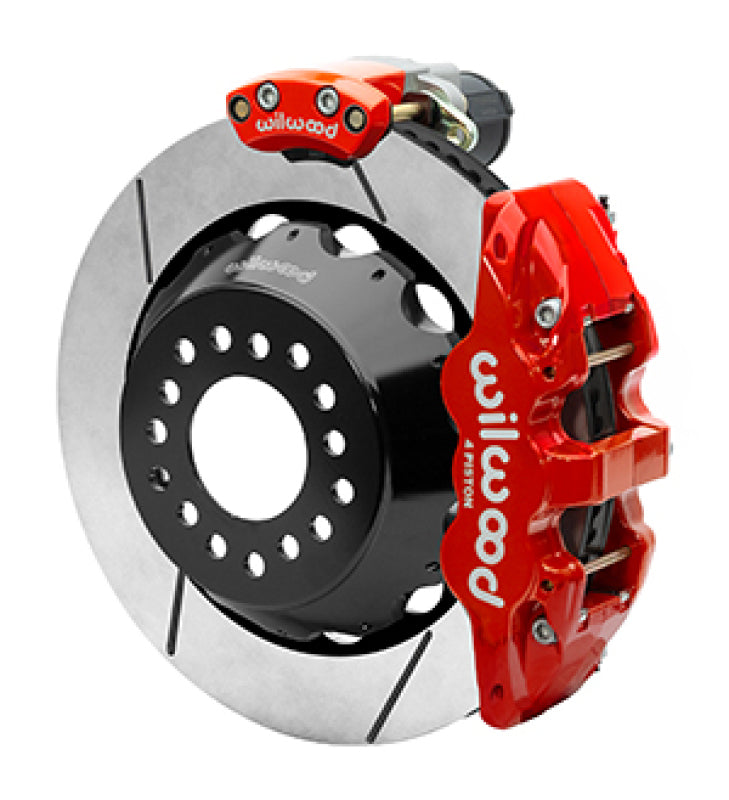 Wilwood EPB Rear Kit AERO4 12 Bolt 2.75 OffSet Big Brake Kits Wilwood