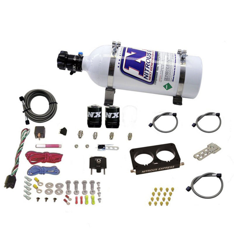 Nitrous Express 96-04 Ford Mustang Cobra 4 Valve (Stock TB) Nitrous Kit (50-300HP) w/5lb Bottle Nitrous Systems Nitrous Express