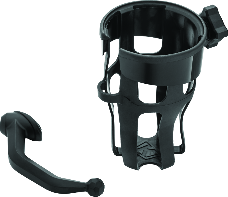 Kuryakyn Reflex Drink Holder Honda Goldwing DCT Handlebar Left Side Mount Black Cup Holders Kuryakyn