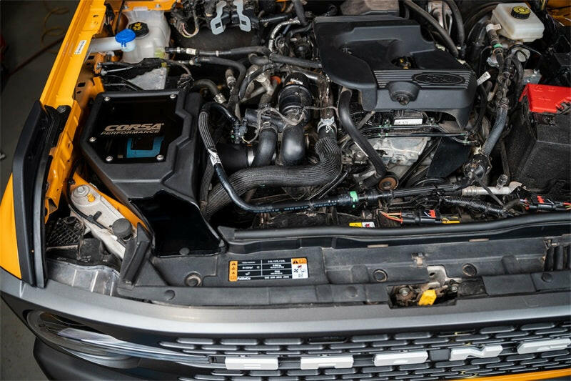 Corsa 2021-2025 Ford Bronco 2.3L Cold Air Intake With Donaldson Powercore Dry Filter Cold Air Intakes CORSA Performance