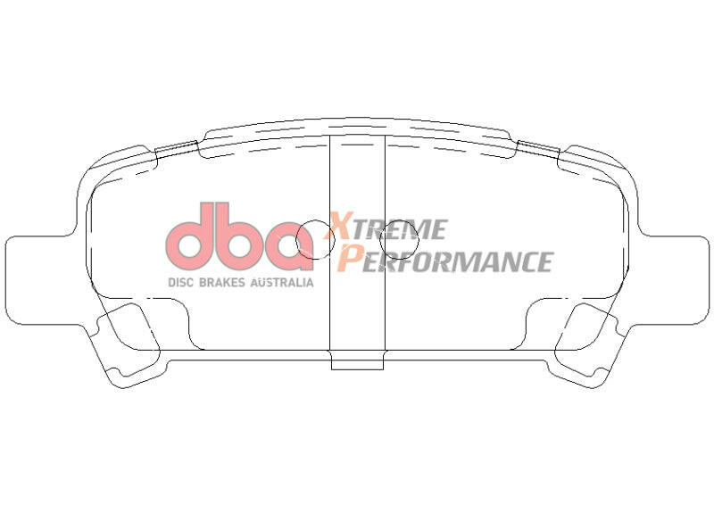 DBA 02-03 Subaru WRX XP650 Rear Brake Pads Brake Pads - Performance DBA