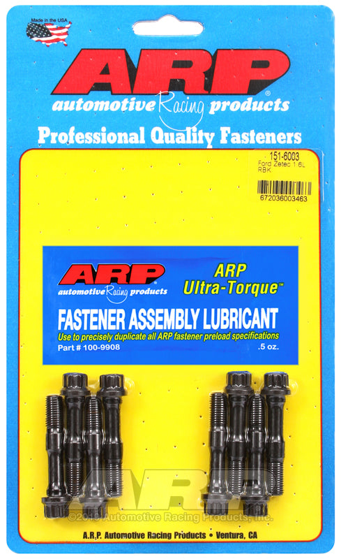 ARP Ford Zetec 1.6L M8 Rod Bolt Kit Rod Bolt Kits ARP