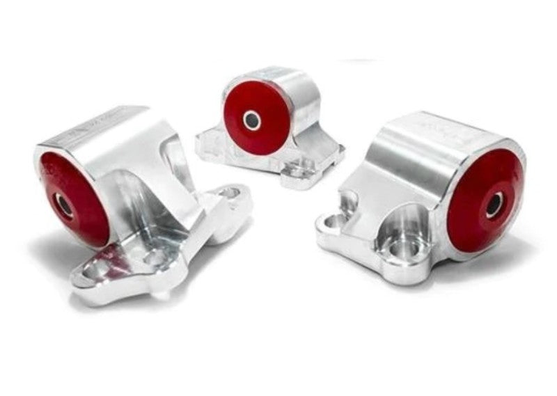Innovative 92-95 Civic B/D Series Silver Aluminum Mounts 95A Bushings (2 Bolt) Engine Mounts Innovative Mounts