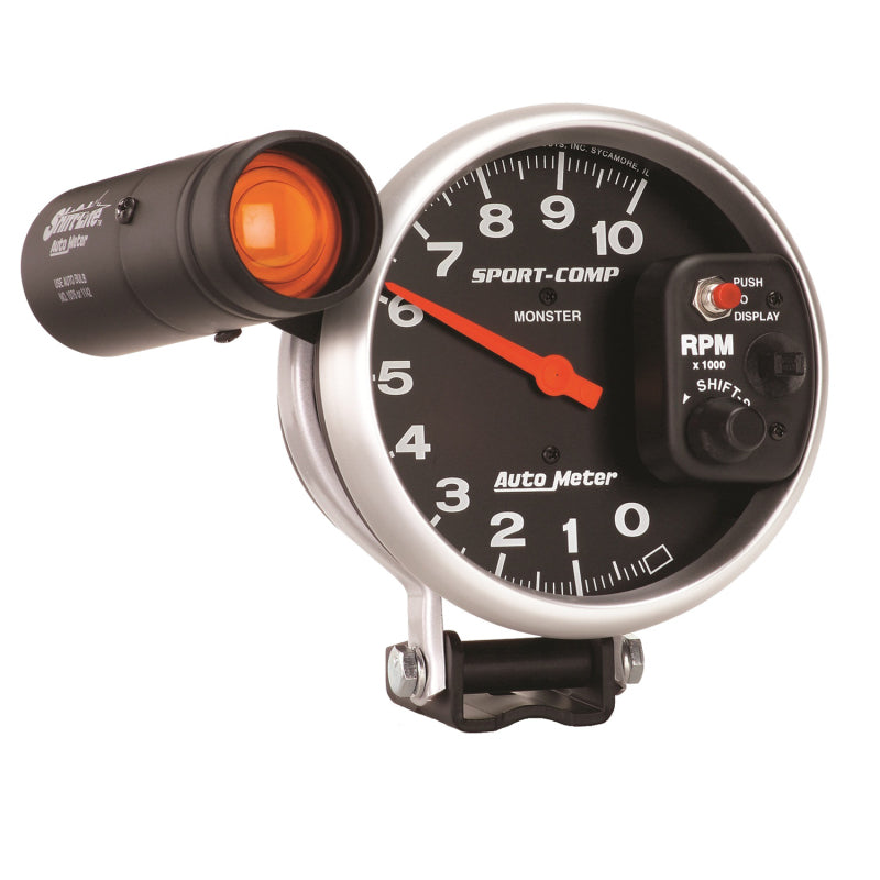 Autometer Sport-Comp 5 inch 10K RPM Shift Light Tach Gauges AutoMeter