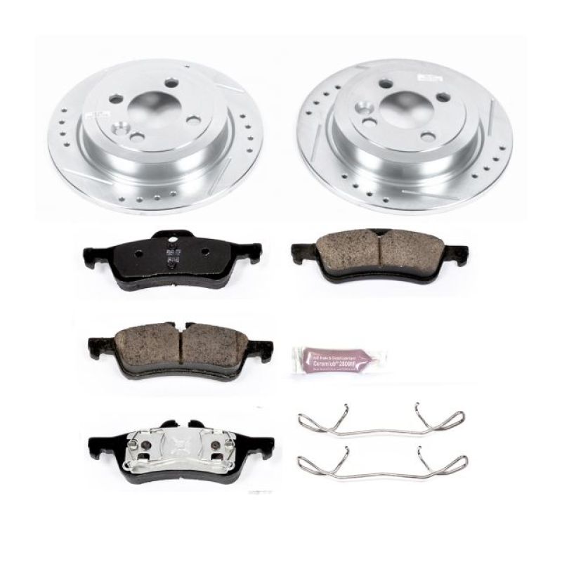 Power Stop 07-08 Mini Cooper Rear Z23 Evolution Sport Brake Kit Brake Kits - Performance D&S PowerStop