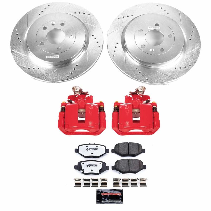 Power Stop 13-19 Ford Explorer Rear Z36 Truck & Tow Brake Kit w/Calipers Brake Kits - Performance D&S PowerStop