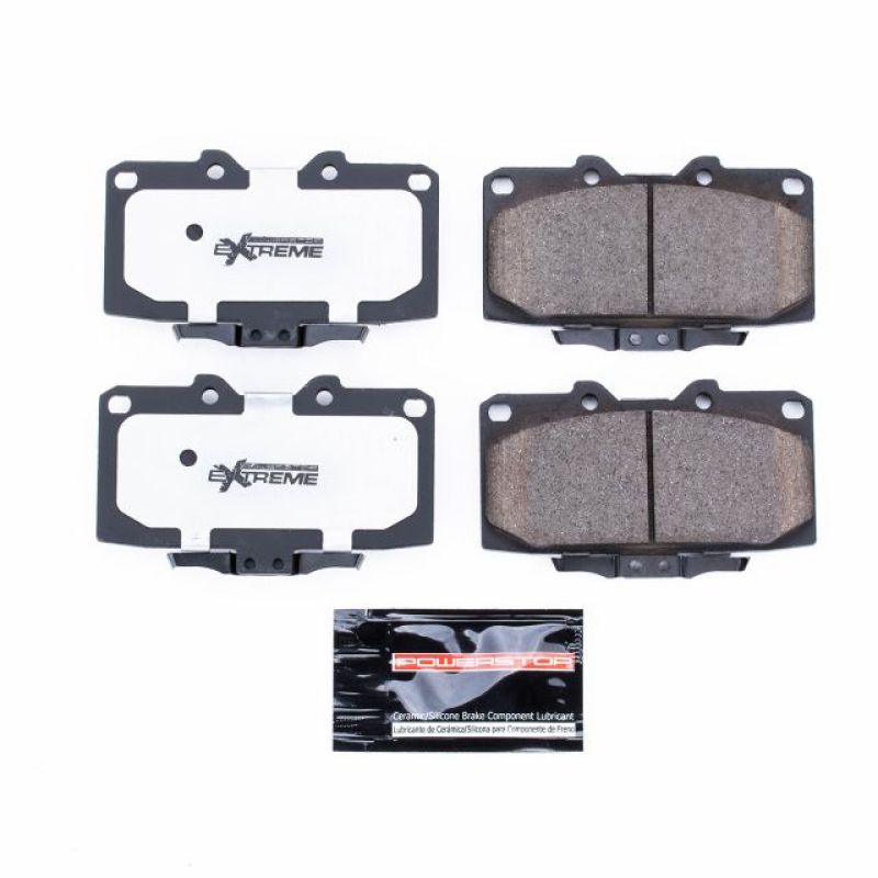 Power Stop 89-96 Nissan 300ZX Front Z26 Extreme Street Brake Pads w/Hardware Brake Pads - Performance PowerStop
