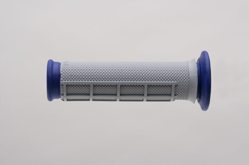 Renthal ATV Dual Compound Grips 1/2 Waffle - Blue Grips Renthal