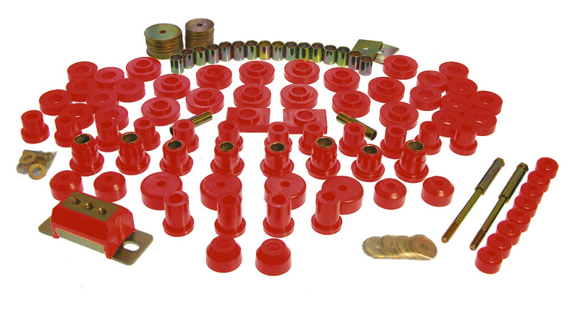 Prothane 55-57 Chevy All Models Total Kit - Red Bushings - Full Vehicle Kits Prothane