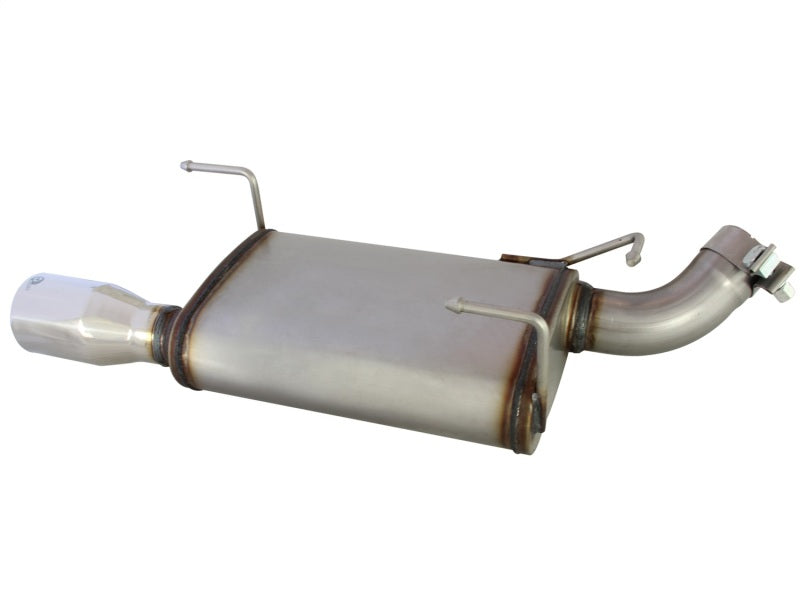 aFe Axle-Back Exhaust 2.5in 409SS w/Polished Tip 05-09 Ford Mustang V6 4.0L Axle Back aFe