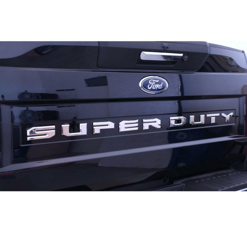 Putco 17-19 Ford SUPERDUTY Letters (Stamped/Stainless Steel) Tailgate/Rear Exterior Trim Putco