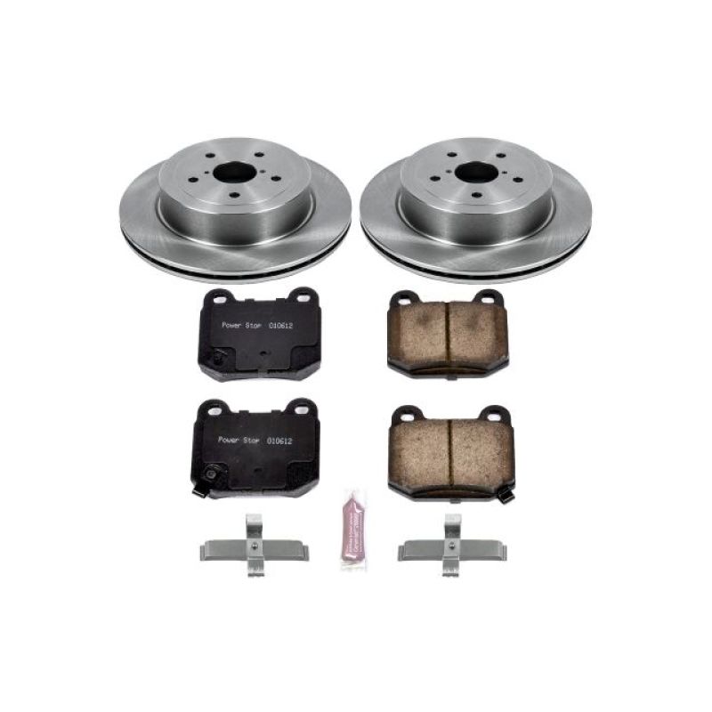 Power Stop 05-07 Subaru Impreza Rear Autospecialty Brake Kit Brake Kits - OE PowerStop