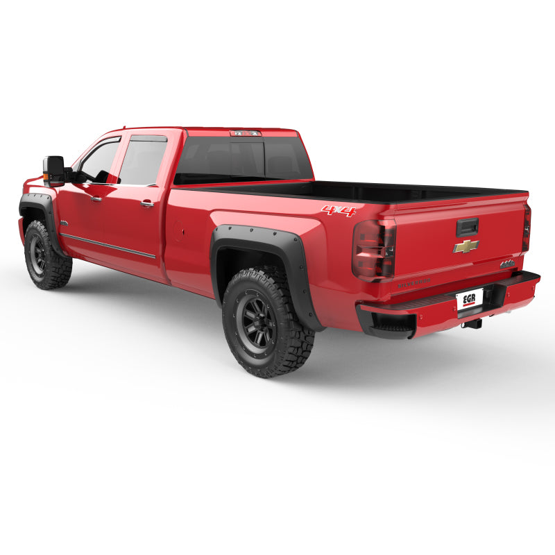 EGR 14+ Chev Silverado 6-8ft Bed Bolt-On Look Fender Flares - Set - Matte Fender Flares EGR