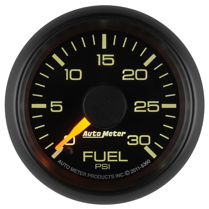 Autometer Factory Match Chevy 2-1/16in FSE 0-30 PSI Fuel Pressure Gauge Gauges AutoMeter